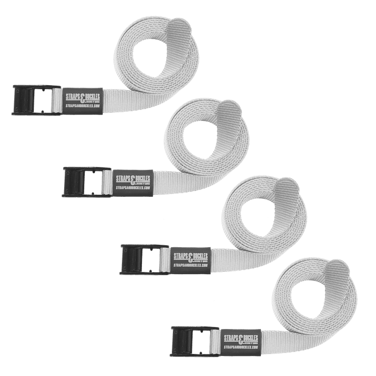 4pcs cinch strap Heavy Duty Portable Reusable Tie Down Straps Buckle Straps