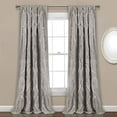 thumbnail image 1 of Lush Decor Avon Window Curtain Panel, 84" x 54", Light Gray, 1 of 3