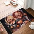 thumbnail image 5 of Lsque Chucky Pattern Doormat, Durable Flannel Fabric, Waterproof Stain and Fade Resistant, Low Profile,Indoor Outdoor Door Mats, Easy Clean Patio Entrance Mat, 16x24in, 5 of 8