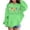R391/Green, variant on Vividxx Hoodies For Girls Long Sleeve Heart Letter Print Pocket Pullover Casual Hooded Sweatshirts For School Streetwear 10-11 Years