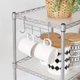 thumbnail image 3 of Estante de baño SONGMICS, estante de almacenamiento de 5 niveles plateado ULGR023S01, 3 of 8