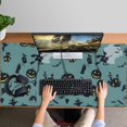 thumbnail image 4 of Long Mouse Pads for Desk,Halloween Witchy Motifs Pattern Desk Mats on Top Of Desks, Desk Mouse Pad Extra Large with 3mm Non-Slip Base and Stitched Edge for Gaming,Office,Work,Home 47.3x23.6in, 4 of 5