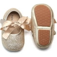 thumbnail image 7 of Soft Sole Baby Dress Shoes - Infant Baby Walking Shoes Moccasinss Rubber Sole Crib Shoes, 7 of 7