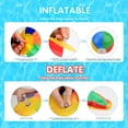 thumbnail image 2 of Pelotas de playa, pelotas inflables portátiles para adultos y niños, 12 pelotas de playa inflables de 30 cm, divertidas pelotas de piscina para niños y adultos (30 cm), 2 of 5
