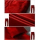 thumbnail image 5 of Pantalones a juego para hombre, ajustados, con parte delantera plana, casual, rojo 36, 5 of 5