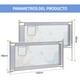thumbnail image 3 of Barandilla Protector De Cama Infantil Barra De Seguridad 135 Color Lavanda, 3 of 8