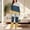 White, variant on BRGZLK Women Loungewear Fashion Casual Loose Patchwork V Neck Long Sleeve Long Pants Cozy Homewear Set Top Pants Set White M