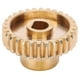 thumbnail image 2 of 30 Tooth 0.8 Mod Brass Spur Gear - 6mm DBore Industrial Robot Parts, 2 of 5