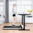 thumbnail image 4 of 1.5HP Portable Treadmill , Under Desk Walking Pad Flat Slim Treadmill, Sports App, Installation-Free, Jogging Running Machine For Home/Office, 4 of 6