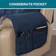 thumbnail image 4 of Waterproof Recliner Sofa Cover Cushion Sofa Sofa Protector (Medium, Navy), 4 of 7