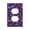 Style S, variant on Fuzoiu Bright Purple Butterflies Print Single Duplex Outlet Cover Plate, Light Switch Cover, for Receptacle Light Switch, Switch Cover Decorative Wallplate-Style T
