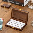 thumbnail image 5 of 36 cells Empty Wooden Paint Palette Box Portable Wooden Paint Palette, 5 of 5