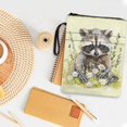 thumbnail image 4 of HELLHERO Polyester Book Covers Classic Floral Raccoon Book Sleeve Cover Gift Hardcover Notebook Bible Journal Book Lovers Gifts, 4 of 8