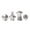 50Pcs, variant on Upgraded Aluminum Blind Rivets Strong & Secure Fastening Solution Convenient Push Type Aluminum Rivets for Repair