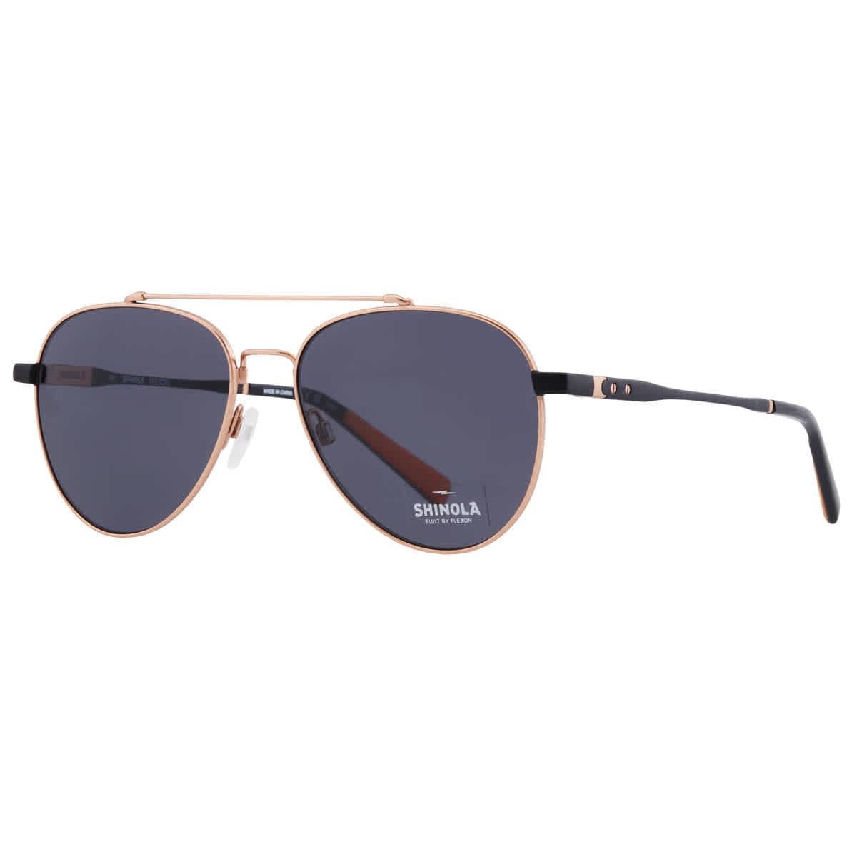 Lacoste Unisex Sunglasses, Brown Gradient Rectangular, Series