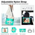 thumbnail image 5 of Case for iPad Pro 11 Case (4th 2022/3rd 2021/2nd 2020/1st 2018) with Shoulder Strap, Shockproof Handle Kickstand, Mini Green, 5 of 7