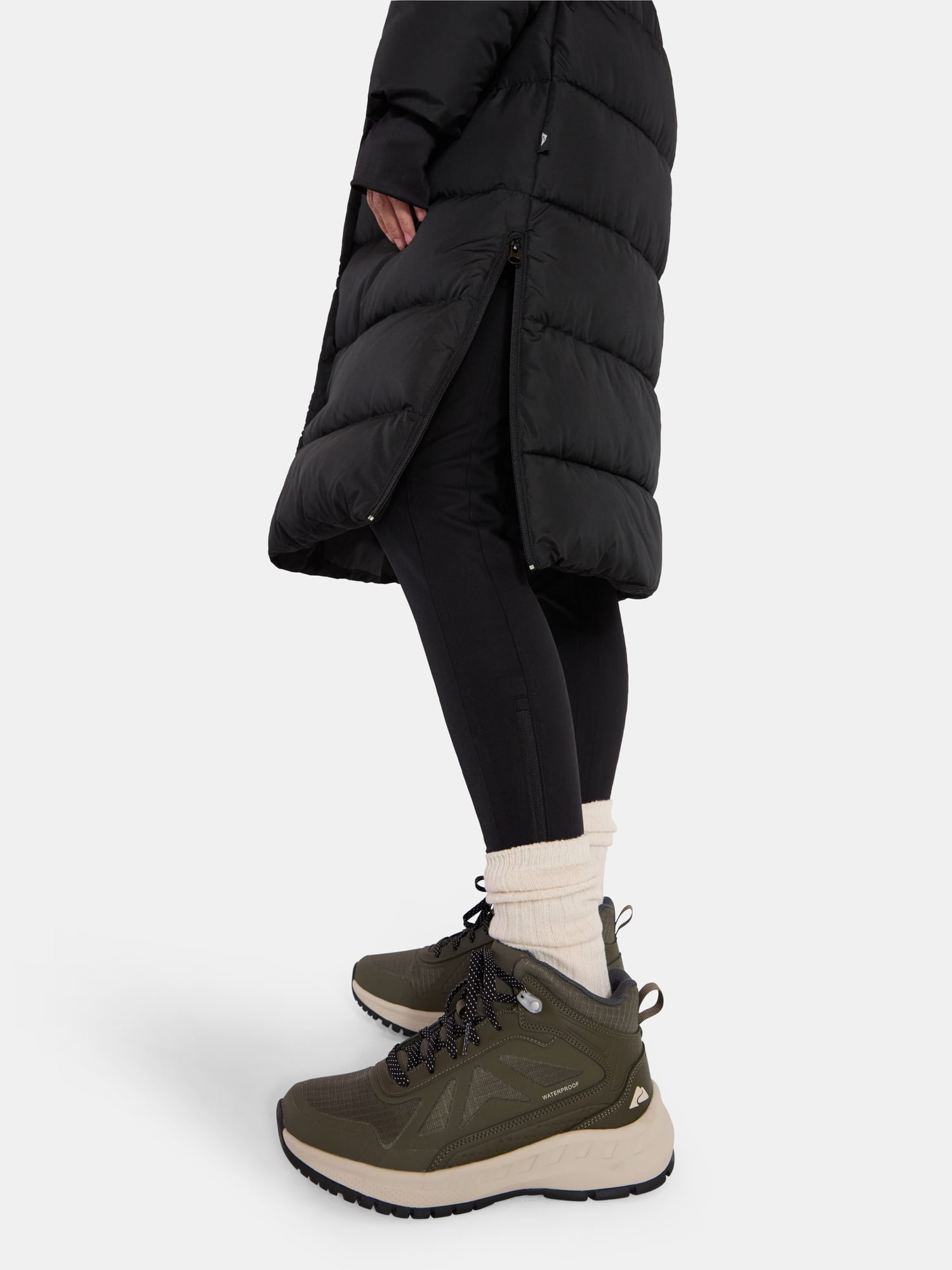 Ozark Trail Women's and Women's Plus Ultra Long Puffer Coat, Size XS-2X