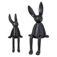 thumbnail image 1 of 2 Estatuas Decorativas De Conejo Sentado De Cerámica Para Estante, Adorno Para Sala De Estar, 1 of 8
