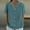 Blue, variant on Tops for Women Summer Solid V Neck Button Down Tshirts Short Sleeve Tops Dressy Casual Blouse