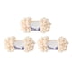 thumbnail image 2 of 3 piezas de hilo Fun Finger Loops, hilo grueso de poliéster, hilo de bucle de peso jumbo Beige, 2 of 9