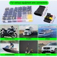 thumbnail image 4 of 708 piezas Kit de conector de terminal eléctrico automotriz Kit de conector de cable eléctrico automotriz impermeable 1/2/3/4/5/6 Pin macho y hembra, 4 of 5