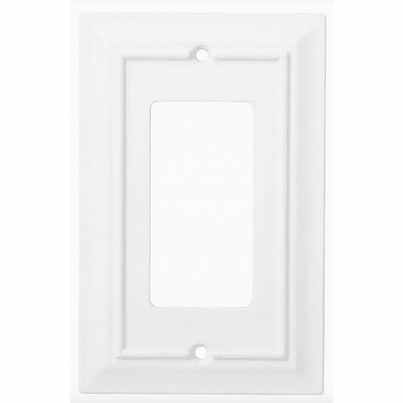 Franklin Brass W31559-PW Pure White Classic Architect Single GFCI Wall Plate Cover