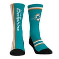 thumbnail image 2 of Unisex Rock Em Socks  Miami Dolphins Fan Favorite Three-Pack Crew Sock Set, 2 of 4