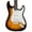 Brown, variant on Squier Bullet Stratocaster HT Electric Guitar (Tropical Turquoise)