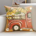 thumbnail image 1 of Isvgxsz Fall Pumpkin Pillow Covers Flower Pumpkins Throw Pillow Covers 18x18 Thanksgiving Farmhouse Autumn Pillowcase Fall Decorative Pillows for Couch Sofa, 1 of 6