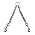thumbnail image 4 of 3Pcs Dog Leash Two Way Dog Walking Lead Leash Double-End Hauling Cable Iron Chain Pulling Rope Silver, 4 of 6