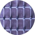 thumbnail image 1 of Ahgly Company Indoor Round Patterned Crocus Purple Area Rugs, 3' Round, 1 of 6