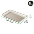 thumbnail image 6 of mDesign Metal Storage Organizer Tray for Bathroom Vanity Countertop, Satin, 6 of 7