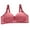 Red, variant on HVOBTTY Comfort Push Up Bras for Women, Womens Bras No Underwire, Women's Solid Color No Steel Ring Push Up Breathable Underwear Daily Bra Beige, 36