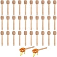 thumbnail image 1 of 30 Piezas Mini Cucharas de Miel de Madera Palillo para Revolver Miel de 8 cm para Cocina y Comedor, 1 of 5