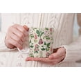 thumbnail image 7 of WIRESTER 11oz 325ml Ceramic Tea Cup Coffee Mug With Handgrip For Gift, Birthday, Anniversary, Christmas - Wildflowers Pink Butterflies, 7 of 7