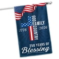 thumbnail image 6 of 250 Years of Blessing 250th Anniversary Commemorative Flag 28x 40Inch Double Spray Print Patriotic All-Weather Heavy Duty Outdoor Banner Decor, 6 of 6