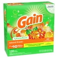 Gain Powder Laundry Detergent for Regular and HE Washers, Island Fresh Scent, 137 ounces 120