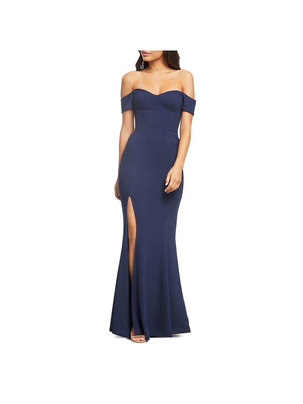 Evening Dress Navy XXL - Walmart 