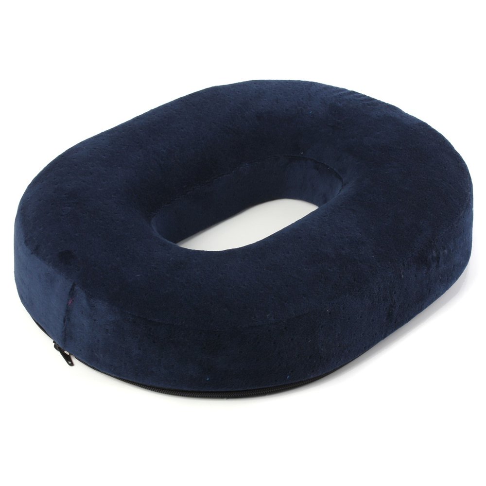 Donut Seat Cushion, Memory Foam Ring Pillow Chair Round Seat Pad Soft