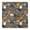 Halloween Ghost Pumpkin-1, variant on Halloween Ghost Pumpkin Pattern Square Fitted Tablecloth with Elastic Edge,Square Table Cover,Washable Elastic Table Cover for Home Kitchen Party Decor 36"x36"