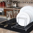 thumbnail image 2 of Absorbent Dish Drying Rack Pad Microfiber Dish Drying Mat Kitchen Counter Mat, 2 of 17