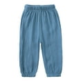 thumbnail image 2 of Esaierr Kids Baby Boys Girls Spring Summer Sweatpants Toddler Mosquito Repellent Pants Jogger Pants Elastic Waist Trousers Loose Long Bloomers Cotton Pants,Size 1-8T, 2 of 8