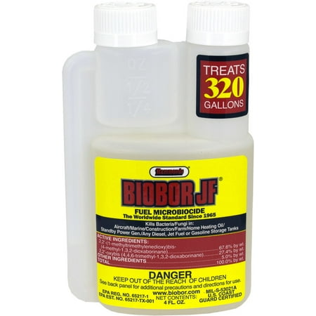 4 oz Gallon Hammonds Biobor JF MicroBiocide Diesel Fuel Sludge Slime Bacteria Tank Treatment