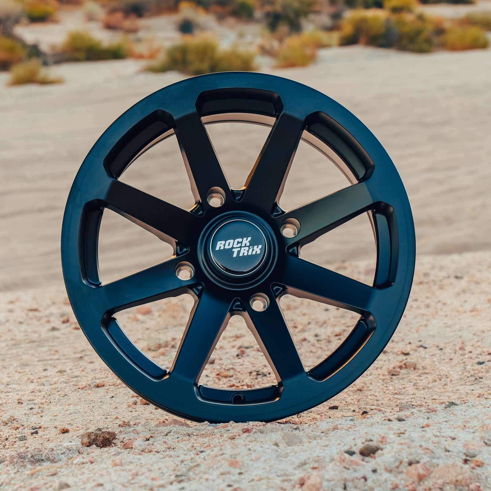 RockTrix RT102 15in Wheel 15x7, 4x156 Bolt Pattern, 4+3 offset