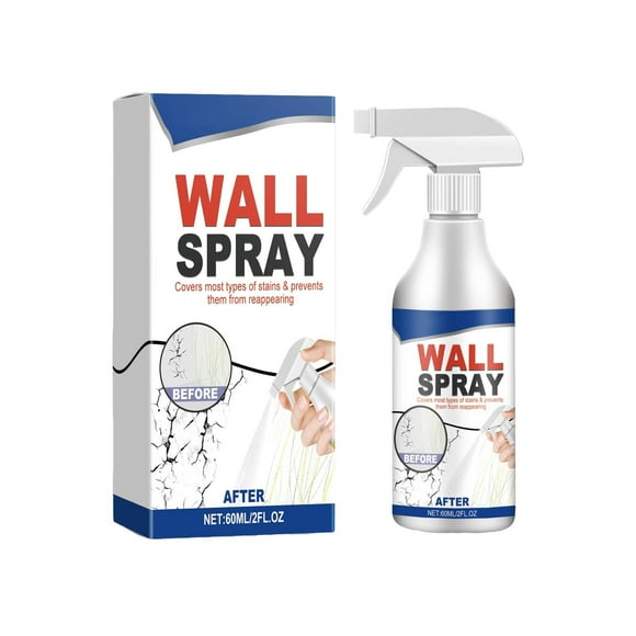 Binwennn Wall Direct Spray Paint 60ML Wall Direct Spray Paint Wall Clean Paint Spray Sandpaper for Drywall Premix Stucco Patch Wall Patch Tube Drywall Texture Can Ceiling Texture Spray Can Kids Wall