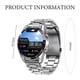 thumbnail image 4 of Nuevo reloj inteligente con llamadas ECG + PPG y Bluetooth para hombre, reloj inteligente con rastreador de actividad deportiva, reloj inteligente para Android IOS PK I9, 4 of 5