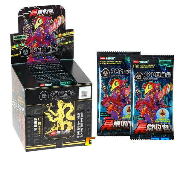 SCP-Juego de mesa de Anime para niños, Cartas coleccionables de papel, tablero Kaarten Fivean unisex