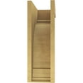 thumbnail image 4 of 10"W x 20"D x 30"H Classic Warren Rough Cedar Woodgrain TimberThane Corbel, Primed Tan, 4 of 6