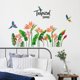 thumbnail image 2 of Un conjunto de pegatinas de pared de pájaros y plantas tropicales, pegatina de pared, Mural D, 2 of 5