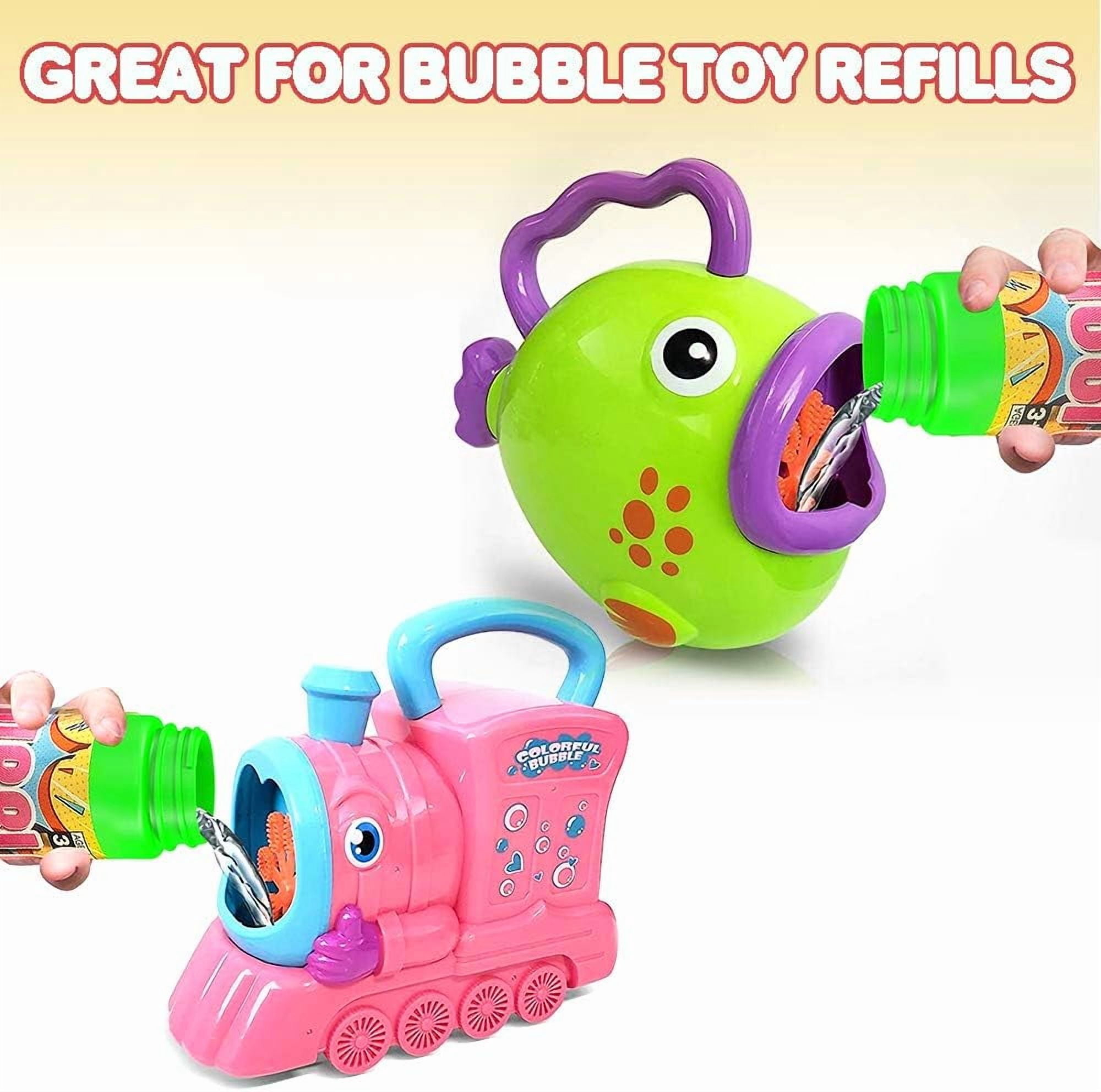 ArtCreativity Bubble Blower Toy Mini Bottles with Wands 48 Pack Ages 3+ Kids Party Favors Birthday Gifts Outdoor Fun